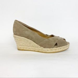 kanna suede wedge spadrille sz 38 EU